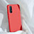 Funda Silicona Ultrafina Goma 360 Grados Carcasa S01 para Oppo Reno3 Pro Rojo