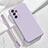 Funda Silicona Ultrafina Goma 360 Grados Carcasa S01 para Samsung Galaxy A14 5G Purpura Claro