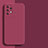 Funda Silicona Ultrafina Goma 360 Grados Carcasa S01 para Samsung Galaxy A72 4G Rosa Roja