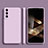 Funda Silicona Ultrafina Goma 360 Grados Carcasa S01 para Samsung Galaxy S24 5G Purpura Claro