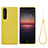 Funda Silicona Ultrafina Goma 360 Grados Carcasa S01 para Sony Xperia 1 III Amarillo