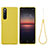 Funda Silicona Ultrafina Goma 360 Grados Carcasa S01 para Sony Xperia 10 III SO-52B Amarillo