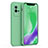 Funda Silicona Ultrafina Goma 360 Grados Carcasa S01 para Vivo iQOO 8 5G Verde