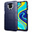 Funda Silicona Ultrafina Goma 360 Grados Carcasa S01 para Xiaomi Redmi Note 9 Pro Max Azul