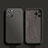 Funda Silicona Ultrafina Goma 360 Grados Carcasa S02 para Apple iPhone 13 Pro Max Negro