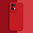 Funda Silicona Ultrafina Goma 360 Grados Carcasa S02 para Oppo Reno7 Pro 5G Rojo