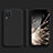 Funda Silicona Ultrafina Goma 360 Grados Carcasa S02 para Samsung Galaxy A12 5G Negro