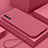 Funda Silicona Ultrafina Goma 360 Grados Carcasa S02 para Samsung Galaxy A82 5G Rosa Roja