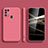 Funda Silicona Ultrafina Goma 360 Grados Carcasa S02 para Samsung Galaxy M31 Prime Edition Rosa Roja