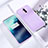 Funda Silicona Ultrafina Goma 360 Grados Carcasa S03 para OnePlus 7T Pro Morado