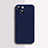 Funda Silicona Ultrafina Goma 360 Grados Carcasa S04 para Apple iPhone 13 Azul