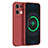 Funda Silicona Ultrafina Goma 360 Grados Carcasa S04 para Oppo Reno8 Pro+ Plus 5G Rojo