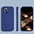 Funda Silicona Ultrafina Goma 360 Grados Carcasa S05 para Apple iPhone 14 Pro Max Azul