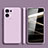 Funda Silicona Ultrafina Goma 360 Grados Carcasa S06 para Oppo Reno8 Pro+ Plus 5G Purpura Claro