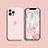 Funda Silicona Ultrafina Goma 360 Grados Carcasa S08 para Apple iPhone 13 Pro Rosa