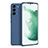 Funda Silicona Ultrafina Goma 360 Grados Carcasa S08 para Samsung Galaxy S22 Plus 5G Azul