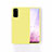 Funda Silicona Ultrafina Goma 360 Grados Carcasa T01 para Huawei Honor V30 5G Amarillo