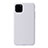 Funda Silicona Ultrafina Goma 360 Grados Carcasa Y01 para Apple iPhone 11 Pro Max Blanco