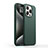 Funda Silicona Ultrafina Goma 360 Grados Carcasa YK1 para Apple iPhone 16 Pro Max Verde