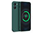 Funda Silicona Ultrafina Goma 360 Grados Carcasa YK1 para Realme 10S 5G Verde Noche