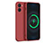 Funda Silicona Ultrafina Goma 360 Grados Carcasa YK1 para Realme Q5x 5G Rojo