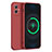 Funda Silicona Ultrafina Goma 360 Grados Carcasa YK1 para Vivo T1 5G India Rojo