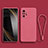 Funda Silicona Ultrafina Goma 360 Grados Carcasa YK2 para Xiaomi Poco M5S Rosa Roja