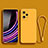 Funda Silicona Ultrafina Goma 360 Grados Carcasa YK2 para Xiaomi Poco X5 5G Amarillo