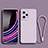 Funda Silicona Ultrafina Goma 360 Grados Carcasa YK2 para Xiaomi Redmi Note 12 Pro+ Plus 5G Purpura Claro