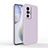 Funda Silicona Ultrafina Goma 360 Grados Carcasa YK4 para Vivo X70t Purpura Claro