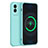 Funda Silicona Ultrafina Goma 360 Grados Carcasa YK4 para Vivo Y55s (2021) Menta Verde