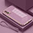 Funda Silicona Ultrafina Goma Carcasa S01 para Xiaomi Redmi Note 9 4G Morado