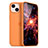 Funda Silicona Ultrafina Goma Carcasa S05 para Apple iPhone 13 Mini Naranja