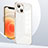 Funda Silicona Ultrafina Goma Carcasa S06 para Apple iPhone 13 Mini Blanco