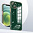 Funda Silicona Ultrafina Goma Carcasa S06 para Apple iPhone 14 Verde