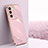 Funda Silicona Ultrafina Goma Carcasa XL1 para Vivo V27 Pro 5G Rosa