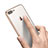 Funda Silicona Ultrafina Transparente A21 para Apple iPhone 7 Plus Oro