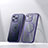 Funda Silicona Ultrafina Transparente con Mag-Safe Magnetic LD4 para Apple iPhone 14 Pro Max Morado