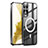 Funda Silicona Ultrafina Transparente con Mag-Safe Magnetic M02 para Samsung Galaxy S21 FE 5G Negro