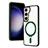 Funda Silicona Ultrafina Transparente con Mag-Safe Magnetic SD1 para Samsung Galaxy S21 Plus 5G Verde