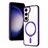 Funda Silicona Ultrafina Transparente con Mag-Safe Magnetic SD1 para Samsung Galaxy S23 5G Morado