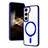 Funda Silicona Ultrafina Transparente con Mag-Safe Magnetic SD1 para Samsung Galaxy S24 Plus 5G Azul