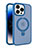 Funda Silicona Ultrafina Transparente con Mag-Safe Magnetic T02 para Apple iPhone 15 Pro Azul