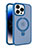 Funda Silicona Ultrafina Transparente con Mag-Safe Magnetic T02 para Apple iPhone 15 Pro Max Azul