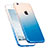 Funda Silicona Ultrafina Transparente Gradiente para Apple iPhone 8 Azul