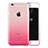 Funda Silicona Ultrafina Transparente Gradiente Z01 para Apple iPhone 6S Plus Rosa