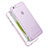 Funda Silicona Ultrafina Transparente Mate para Apple iPhone 6S Morado