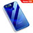 Funda Silicona Ultrafina Transparente T12 para Huawei Honor V20 Azul