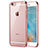 Funda Silicona Ultrafina Transparente T21 para Apple iPhone 8 Oro Rosa