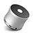 Mini Altavoz Portatil Bluetooth Inalambrico Altavoces Estereo S04 Plata